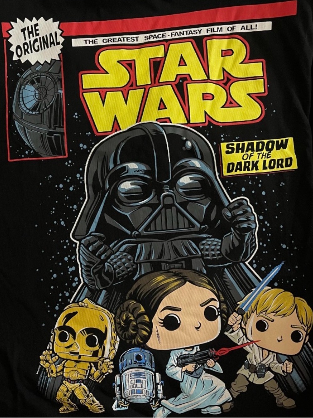 Star Wars Graphic T-Shirt Mens - Black -  Size XL